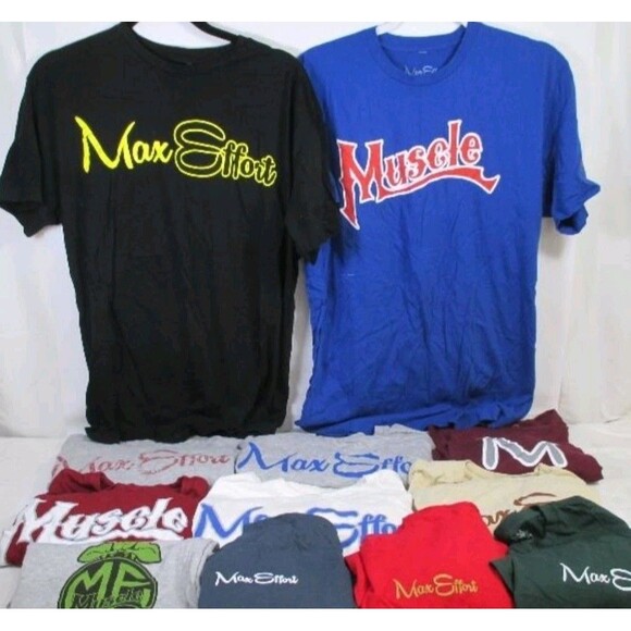 Mens 5.11 Tactical Max Effort Lot Of 12 Fitness Training T-Shirts Large Nice - Picture 1 of 5